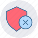 reject, secure, security, security sign, shield, sign