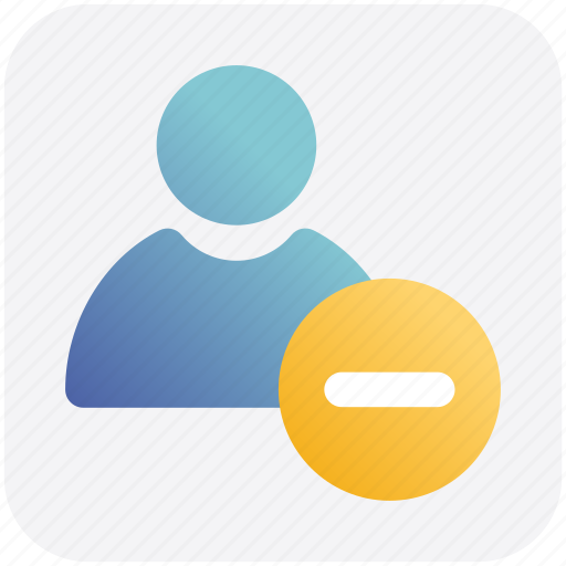 Employee, human, minus, people, profile, remove, user icon - Download on Iconfinder