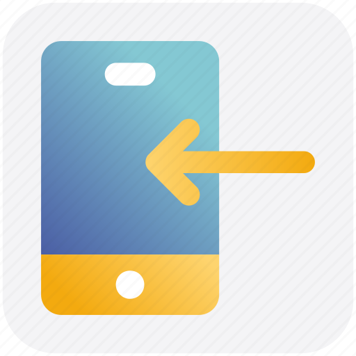 Arrow, cell phone, left, mobile left arrow, mobile phone, phone, smartphone icon - Download on Iconfinder