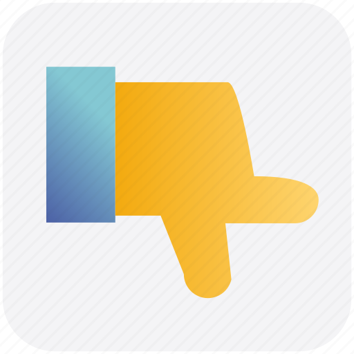 Down, finger, hand, pointing, show, thumbs icon - Download on Iconfinder