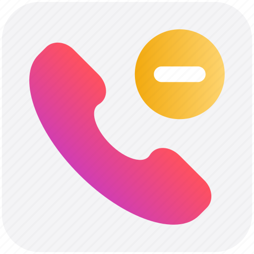 Communication, minus, phone, phone receiver, receiver, remove, telephone icon - Download on Iconfinder