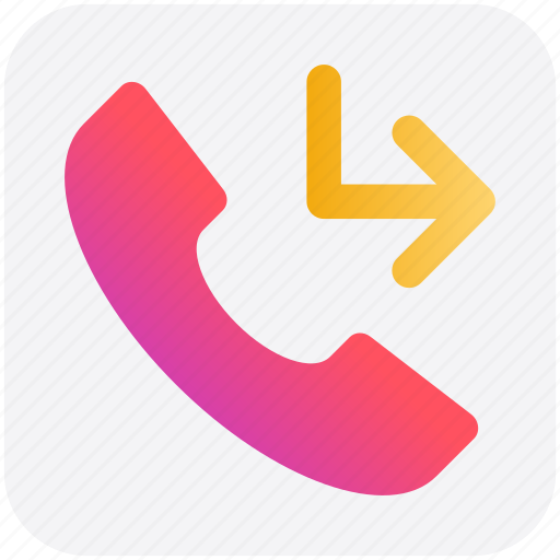 Arrow, call, calling, outgoing, receiver, telephone icon - Download on Iconfinder