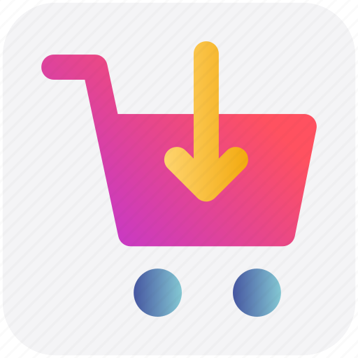 Cart, down, down arrow, ecommerce, shopping, shopping cart icon - Download on Iconfinder