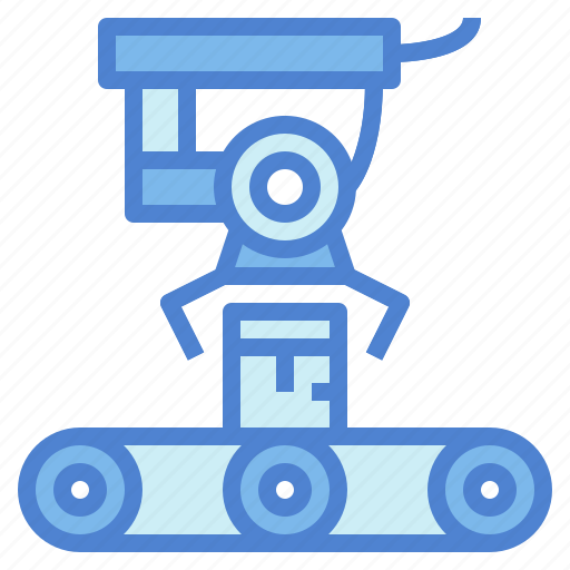 Conveyor, industrial, mechanical, robot icon - Download on Iconfinder