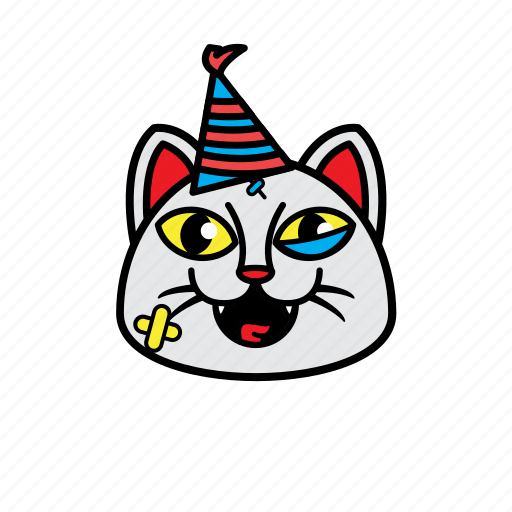 Avatar, cat, halloween, birthday, face, smile icon - Download on Iconfinder
