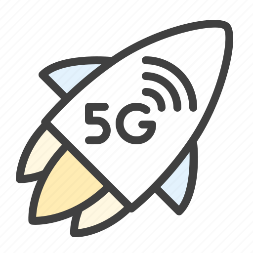Internet, network, industry 4, rocket, 5g icon - Download on Iconfinder