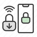 lock, wireless, mobile app, security, block phone
