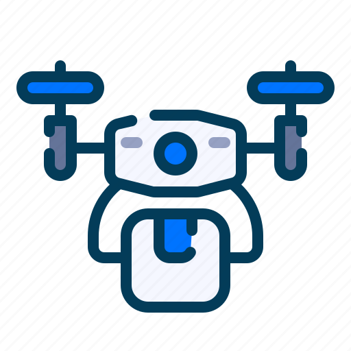 Drone, delivery, shipping, logistic icon - Download on Iconfinder