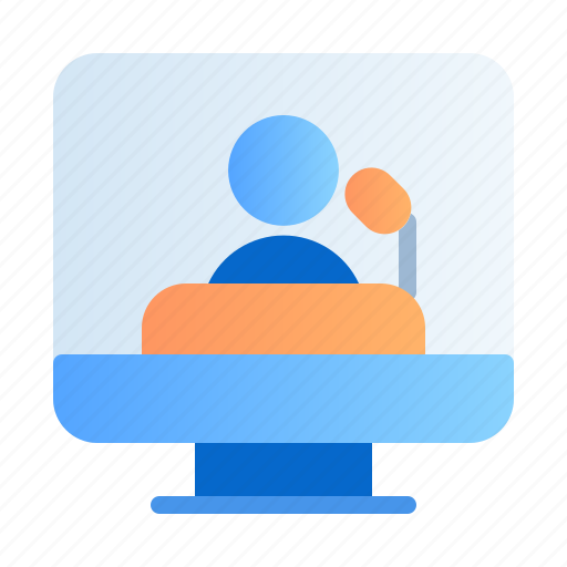 Conferrence, online, virtual, group, people icon - Download on Iconfinder