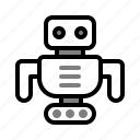 robot, machine, android