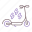 bike, electric, power, scooter 