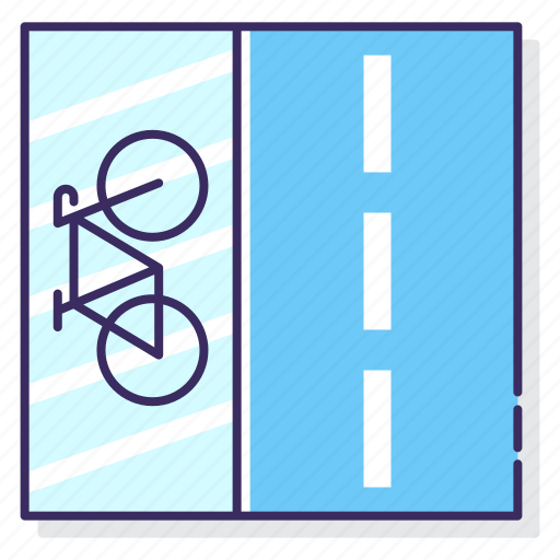 Bicycle, bike, lane icon - Download on Iconfinder
