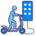 city, electric, scooter, tours