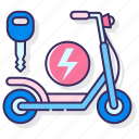 electric, power, rental, scooter