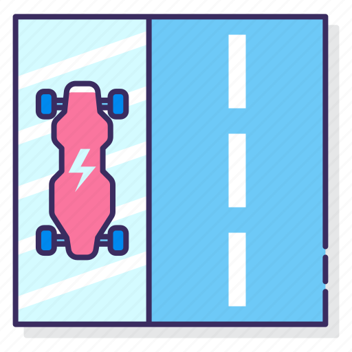 Electric, lane, skateboard icon - Download on Iconfinder