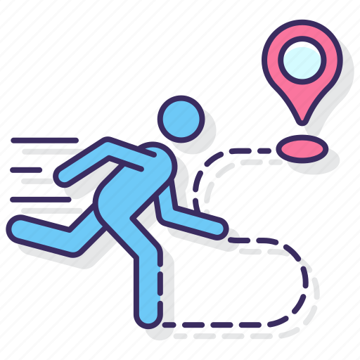 Fitness, run, running, tours icon - Download on Iconfinder