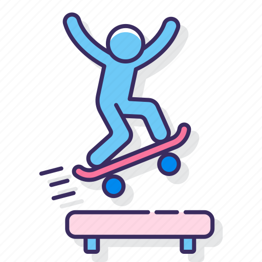 Jump, skateboarding, skater icon - Download on Iconfinder