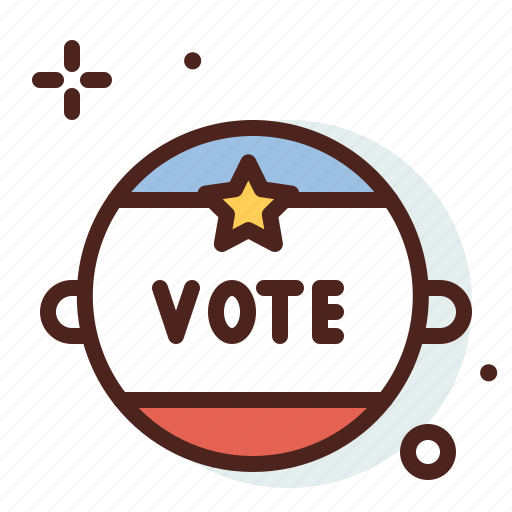 America, elections, pins, politics icon - Download on Iconfinder