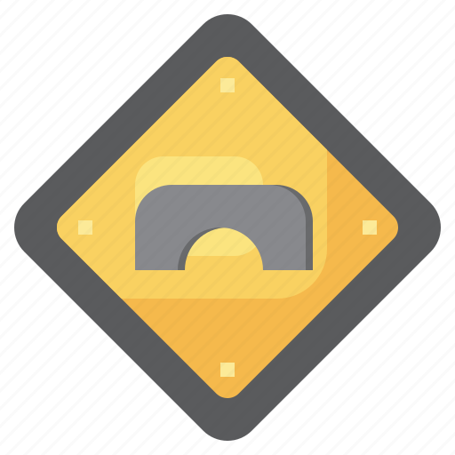 Bridge, road, traffic, sign, warning, danger icon - Download on Iconfinder