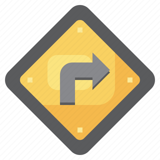 Right, turn, road, signs, traffic, sign, regulation icon - Download on Iconfinder