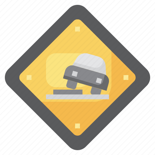 Uneven, regulation, road, signs, warning, direction icon - Download on Iconfinder