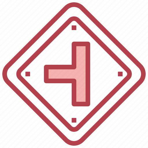 T, junction, regulation, road, signs, traffic, sign icon - Download on Iconfinder