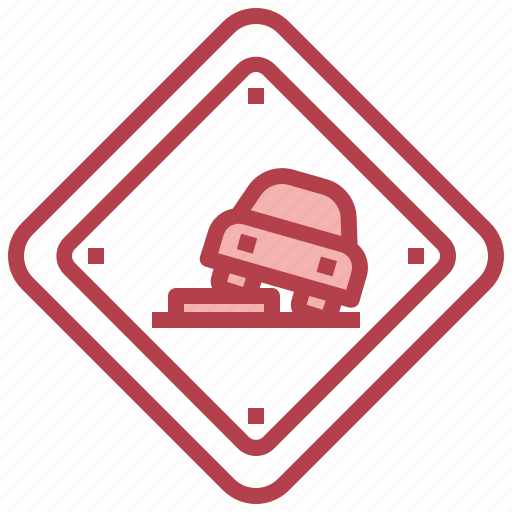 Uneven, regulation, road, signs, warning, direction icon - Download on Iconfinder