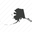 map, usa, alaska, state, location, america