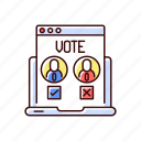 online voting, electronic polls, election system, balloting