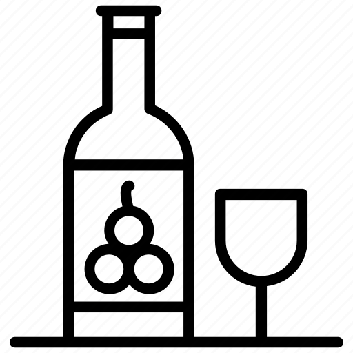Alcohol, beverage, champagne bottle, drink bottle, wine icon - Download on Iconfinder