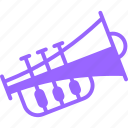 trumpet horn, horn, independence day, usa, music, instrument, sound