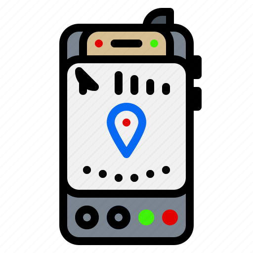 Electronic, gadget, gps, map, navigation icon - Download on Iconfinder