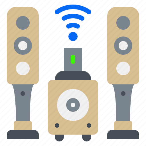 Bluetooth, electronic, gadget, speakers, wifi icon - Download on Iconfinder