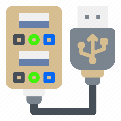 Bar, electronic, gadget, ports, power, usb icon - Download on Iconfinder