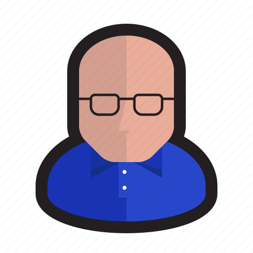 Bald, crew, support, user, employee icon - Download on Iconfinder