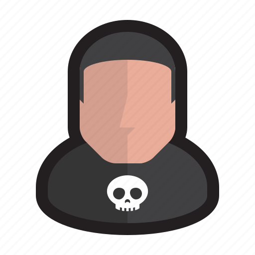 Bully, criminal, hacker, skull icon - Download on Iconfinder
