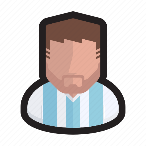 Athlete, football, messi, soccer, sportsman icon - Download on Iconfinder