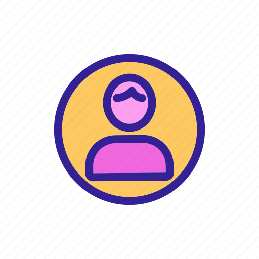 Contour, human, person, user icon - Download on Iconfinder