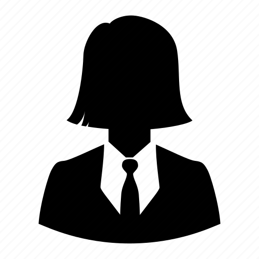 Avatar, business, businesswoman, haircut, silhouette, user, woman icon - Download on Iconfinder