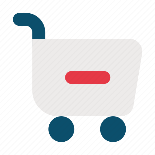 Shopping, cart, store, business, market, delete, minus icon - Download on Iconfinder