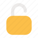 unlock, open, padlock, key, protection, private, decryption