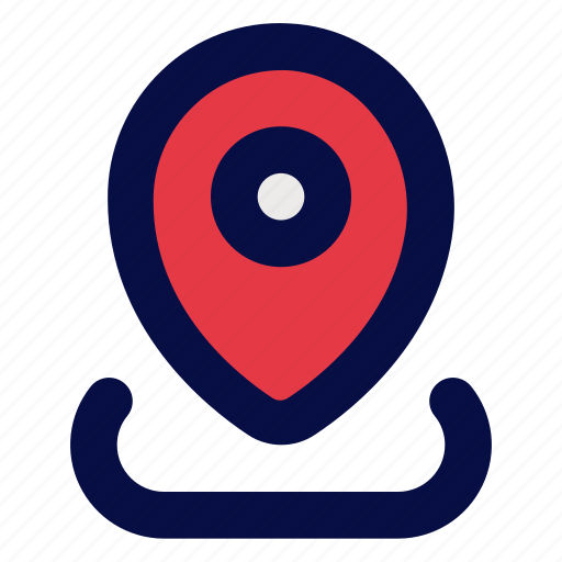 Location, pin, navigation, map, pointer, position, destination icon - Download on Iconfinder
