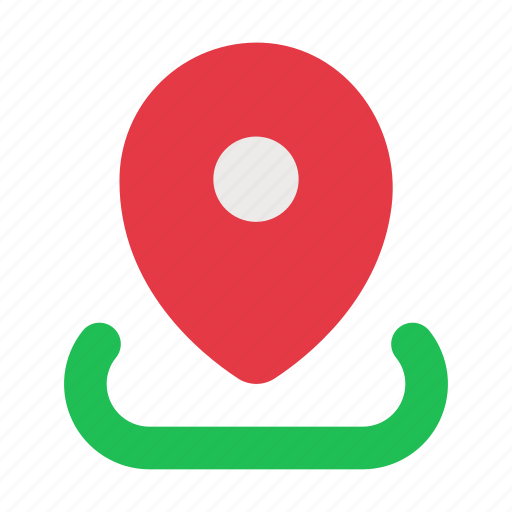 Location, pin, navigation, map, pointer, position, destination icon - Download on Iconfinder