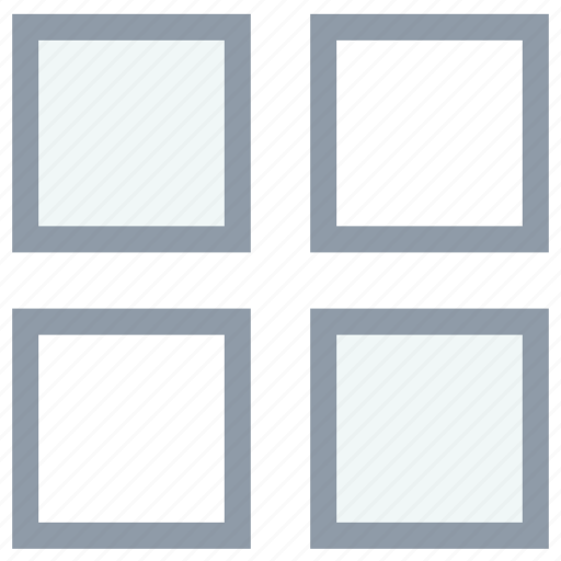 Four squares, grid, layout, squares, web design element icon - Download on Iconfinder