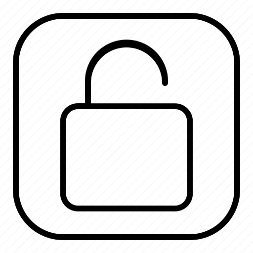 Padlock, unlock, security, user, interface icon - Download on Iconfinder