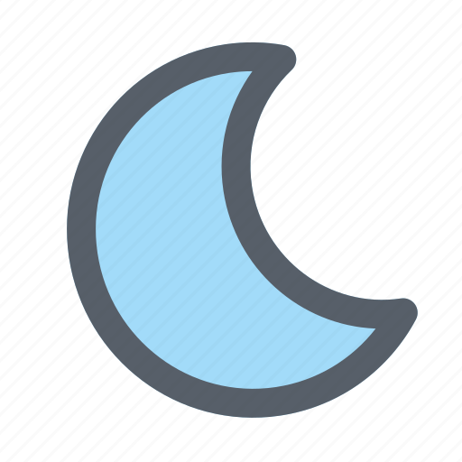 Half, moon, night, weather, sun icon - Download on Iconfinder