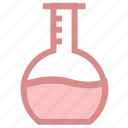 conical flask, elementary flask, erlenmeyer flask, flask, lab flask