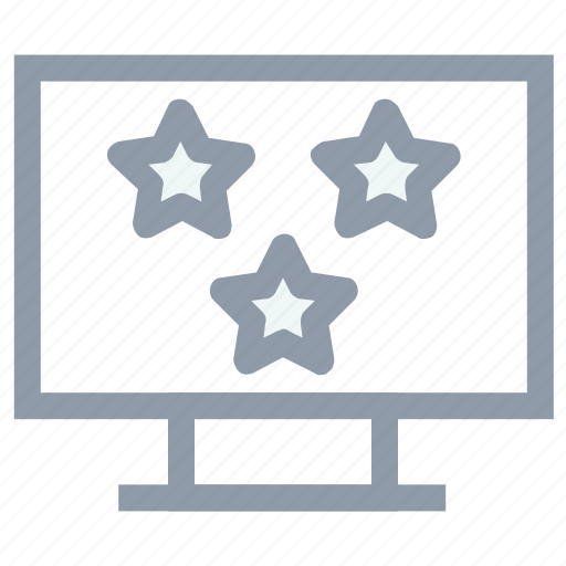 Ranking star, star ornament, stars, three stars, web ranking icon - Download on Iconfinder