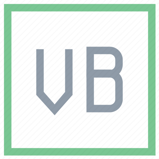 Vb file, vb file format, vb file symbol, visual basic, visual basic file icon - Download on Iconfinder