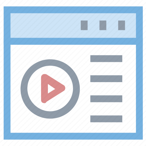 Media, media player, multimedia, online videos, video player icon - Download on Iconfinder